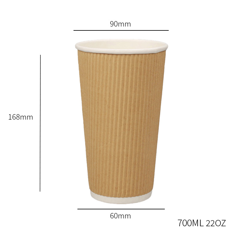 Un bicchiere di carta è un contenitore per bevande ecologico e conveniente